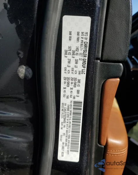 2013 Jeep Grand Cherokee Overland z USA, uszkodzony, nr VIN 1C4RJFCT5DC584056